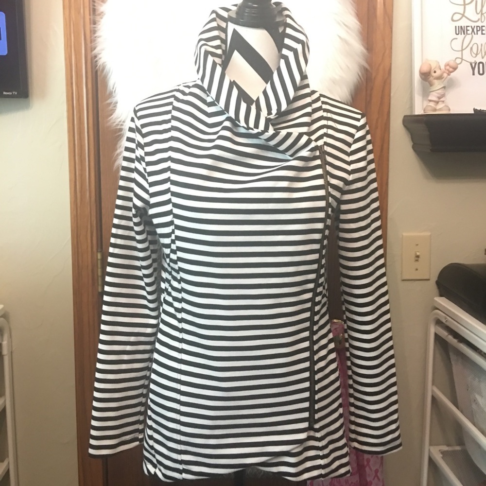 NWOT striped jacket